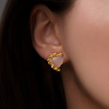Elysia Agate Stud Earrings