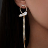 Stella Crystal Drop Earrings