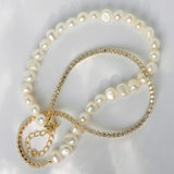 Luna Pearl Tennis Necklace