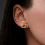 Esmeralda Stud Earrings