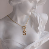 Signature Initial Pendant - S