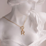 Signature Initial Pendant - R