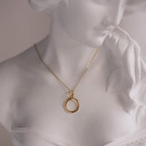 Signature Initial Pendant - O