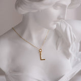 Signature Initial Pendant - L