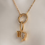 Celestial Zodiac Pendant - Virgo