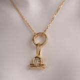 Celestial Zodiac Pendant - Libra