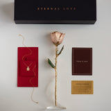 Eternal 24K Gold Plated Rose - Ivory