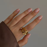 Ondara Wave Ring