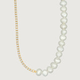 Luna Pearl Tennis Necklace