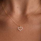 Amora Heart Necklace - Gold