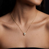 Aureline Pear Pendant Necklace