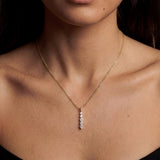 Lucienne Moissanite Drop Necklace