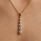 Lucienne Moissanite Drop Necklace