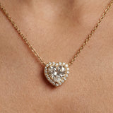 Colette Heart Halo Necklace
