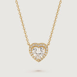 Colette Heart Halo Necklace
