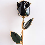 Signature - Eternal 24K Gold-Plated Rose - Black