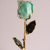 Signature - Eternal 24K Gold-Plated Rose - Ice Blue