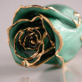 Signature - Eternal 24K Gold-Plated Rose - Ice Blue