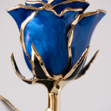 Icons - Eternal 24K Gold-Plated Rose - Royal Blue