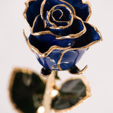 Icons - Eternal 24K Gold-Plated Rose - Royal Blue