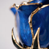 Icons - Eternal 24K Gold-Plated Rose - Royal Blue