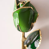 Signature - Eternal 24K Gold-Plated Rose - Emerald Green