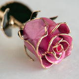 Icons - Eternal 24K Gold-Plated Rose - Pink