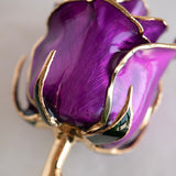 Icons - Eternal 24K Gold-Plated Rose - Purple