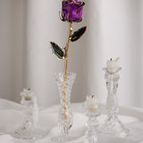 Icons - Eternal 24K Gold-Plated Rose - Purple