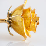 Open Bloom - Eternal 24K Gold-Plated Rose - Sunlit Yellow