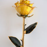 Open Bloom - Eternal 24K Gold-Plated Rose - Sunlit Yellow